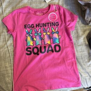 Place Pink Egg Hunting Squad Tee